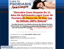 Tablet Screenshot of curatupsoriasisparasiempre.com